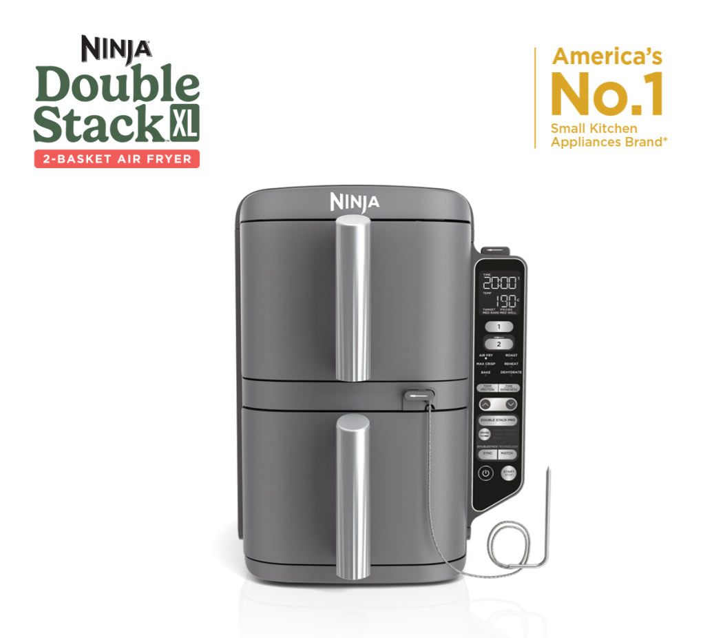 Ninja Double Stack XL 9.5L Air Fryer With Digital Probe | SL451