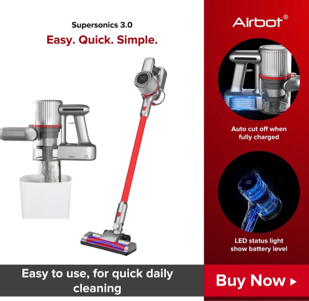 Airbot SuperSonics 3.0 Vacuum Cleaner