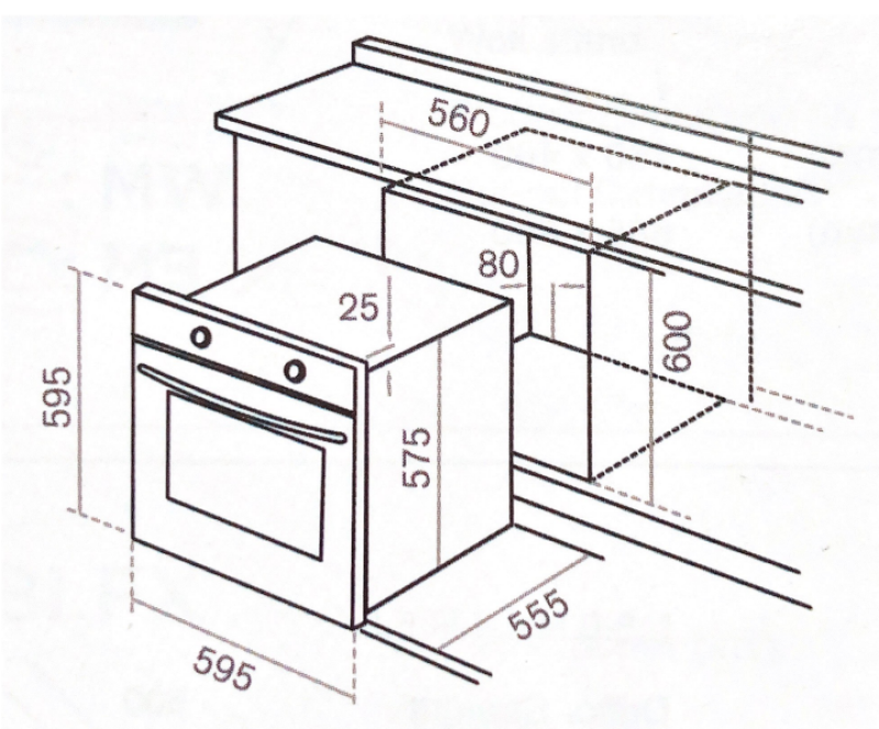RUBINE KITCHEN BUILT-IN OVENS & MICROWAVES RBO-LAVA-70SS/S