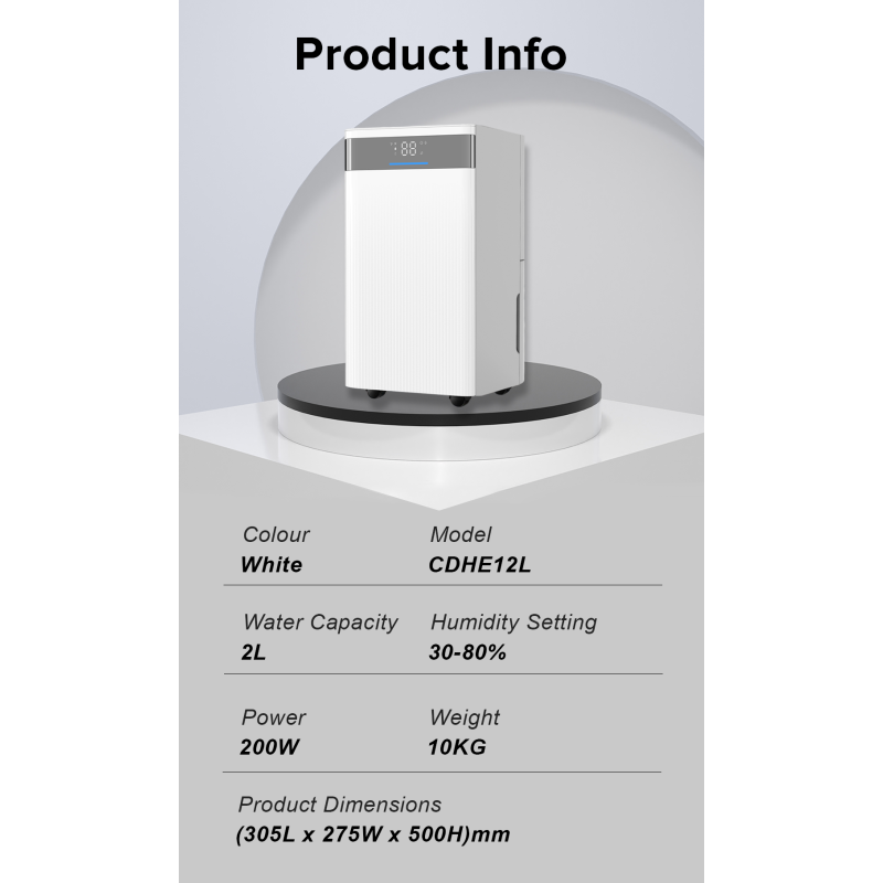 CORNELL DEHUMIDIFIER CDHE12L