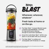 Ninja Blast™ Portable Blender Black 530ml - BC151