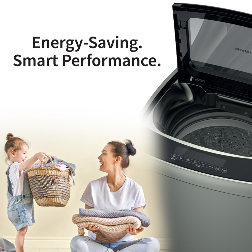 Sharp 15.5Kg Fully Auto Washing Machine | ESX1521