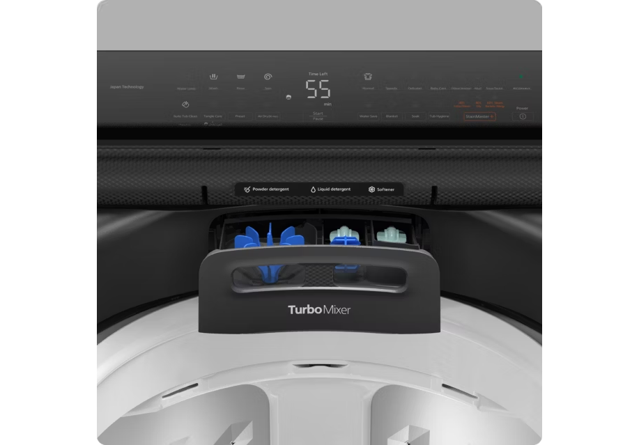 Panasonic Top Load Washer - 16.5kg Model : NA-FD165X3BG