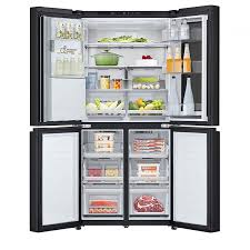 LG 508L InstaView® Refrigerator in Essence Matte Black GF-G4534EP