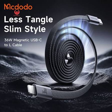 Mcdodo Type - C to Lightning 1M Black | CA9910