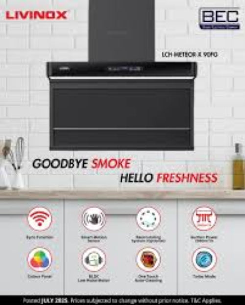 LIVINOX KITCHEN HOOD LCH-METEOR-X 90FG