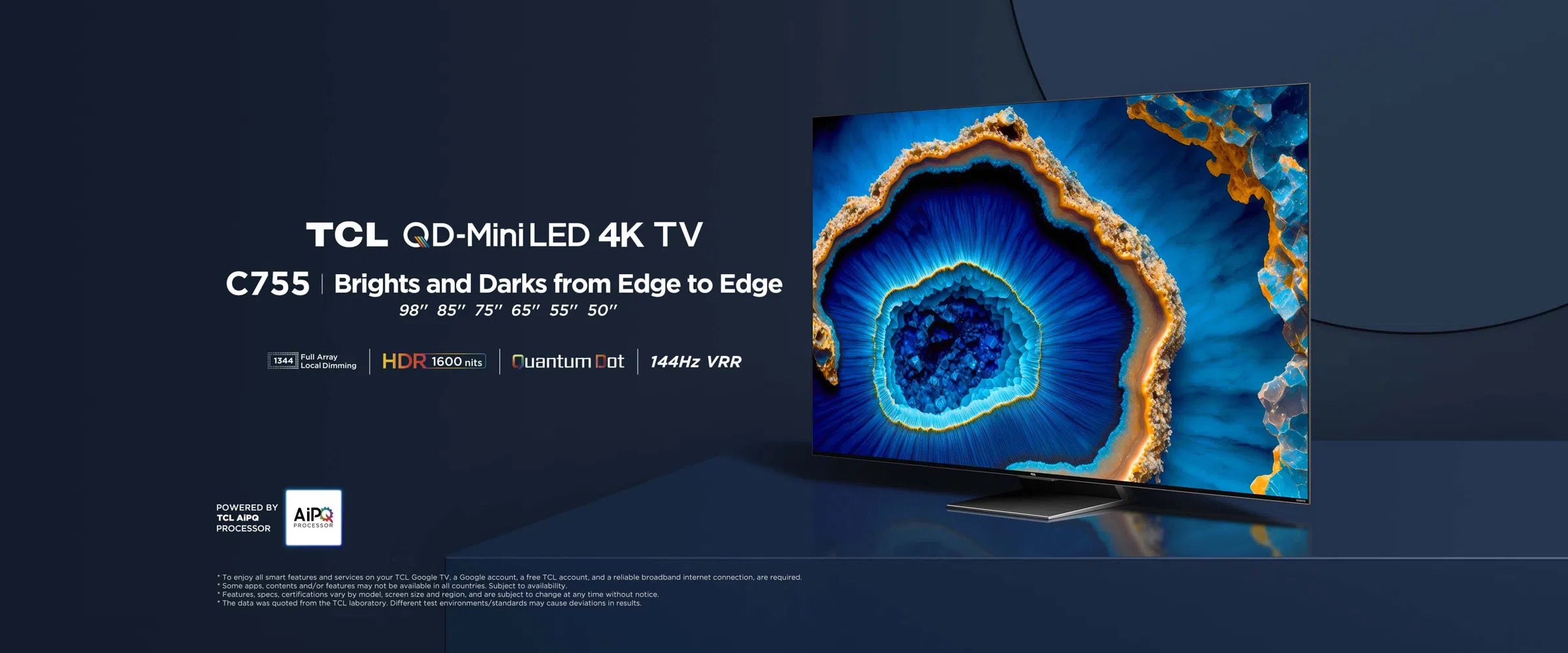 TCL 65" Google TV MINI-65C755 144Hz