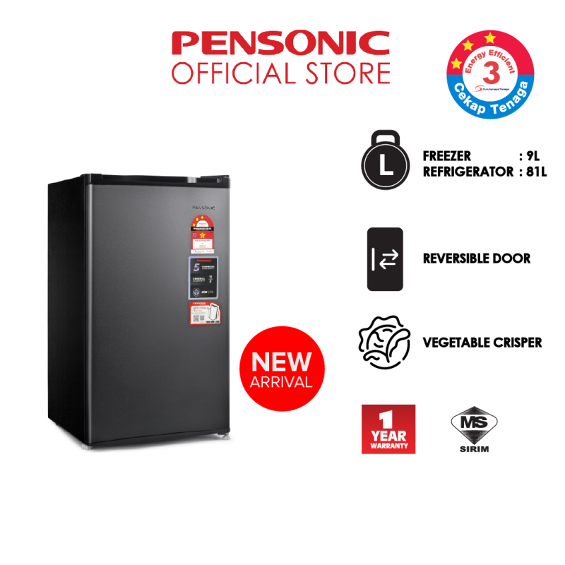 PENSONIC 1 Door Refrigerator 110L | PRS-1100