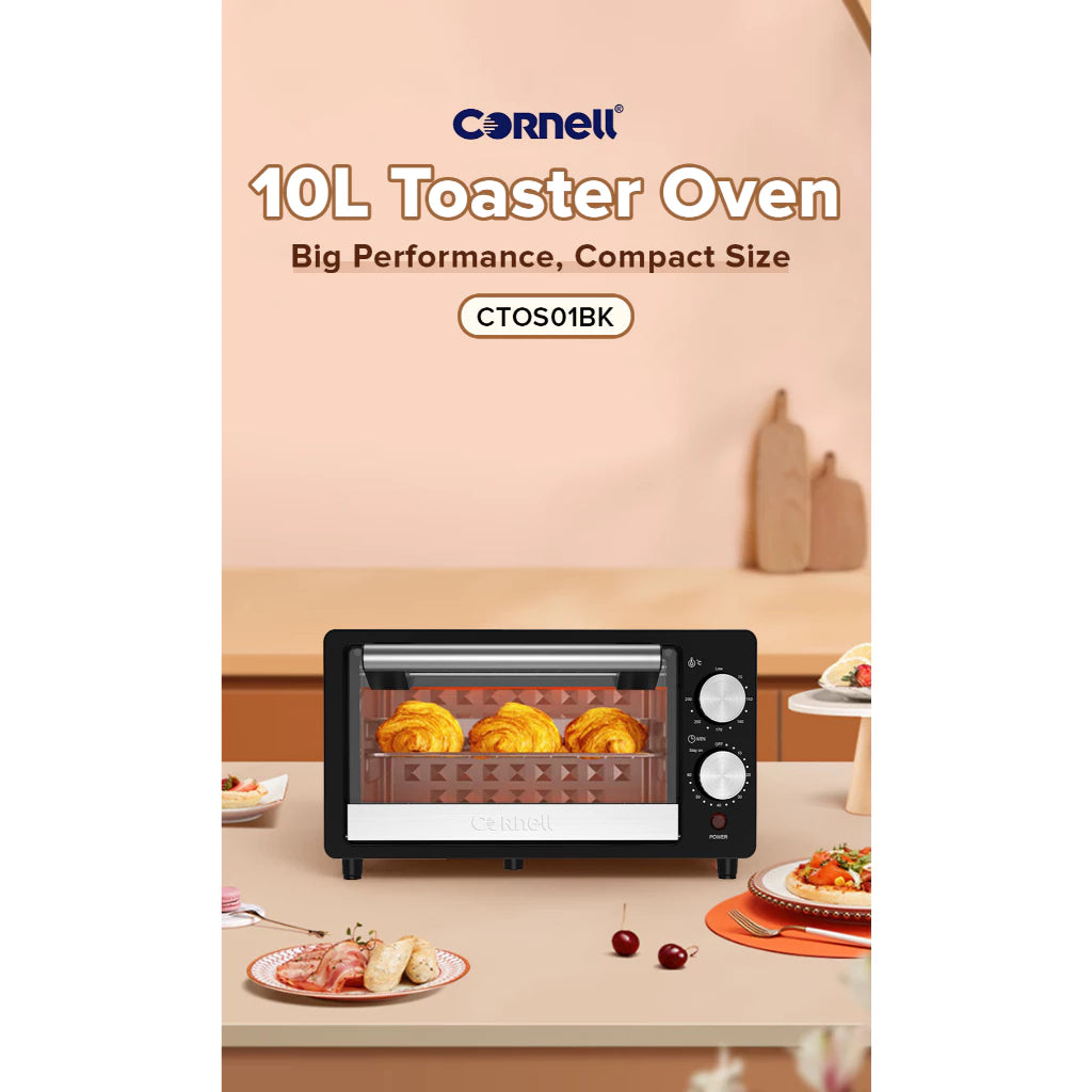 CORNELL TOASTER OVEN 10L CTOS01BK