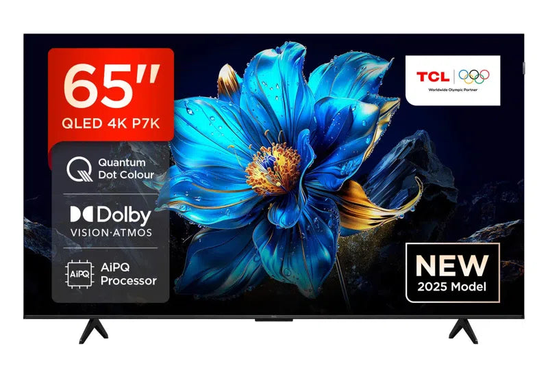 TCL P7K-UK QLED, Direct LED TV, 4K HDR TV, Smart TV Powered by Google TV 65P7K