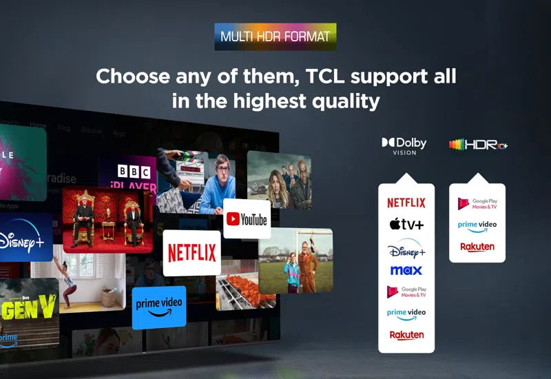 TCL P7K-UK QLED, Direct LED TV, 4K HDR TV, Smart TV Powered by Google TV 65P7K