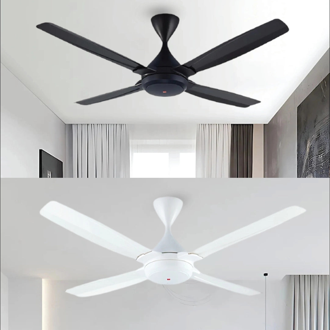 KDK 4 Blades (DC) Ceiling Fan with remote controller | K14TE- WT