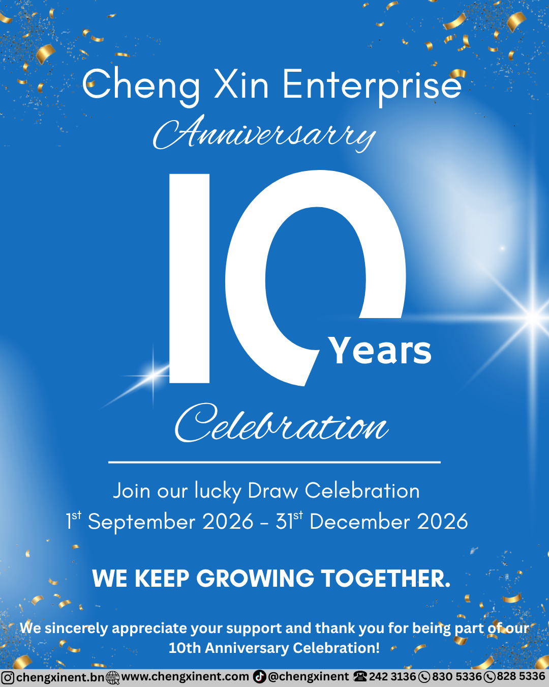JOIN OUR LUCKY DRAW!!