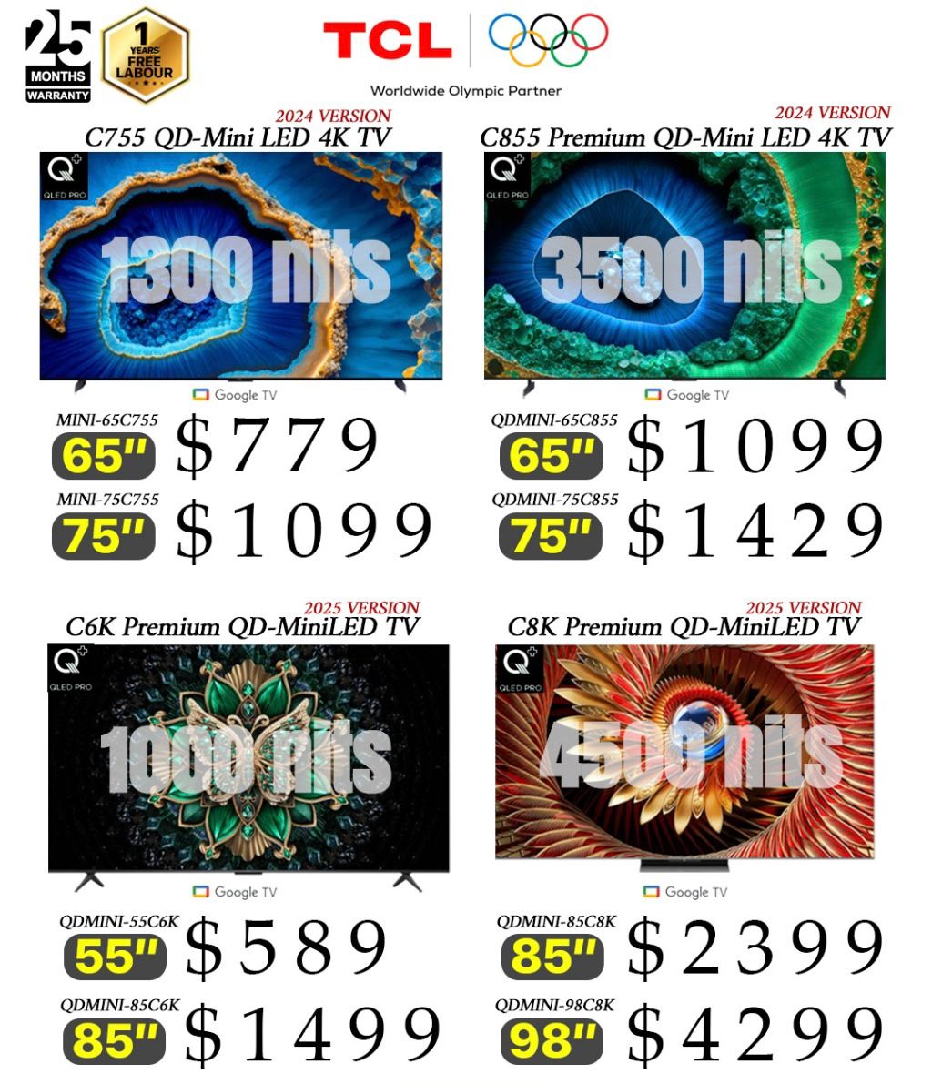 TCL TV September Deals