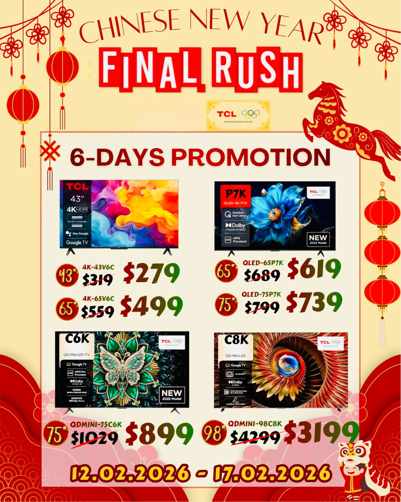 CNY 2026 - 12.02.2026 - 17.02.2026