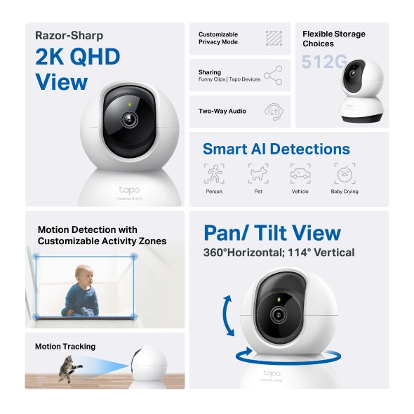 TAPO C220 HOME SECURITY WI FI CAMERA