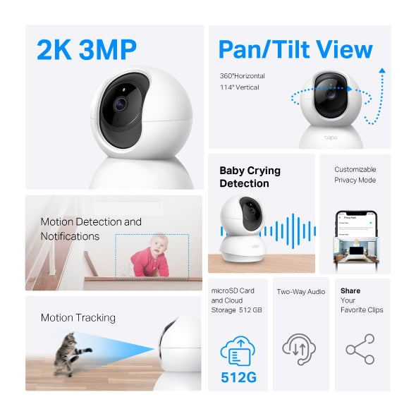 TAPO C210 HOME SECURITY WIFI - C210