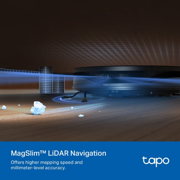 Tapo MagSlim™ LiDar Navigation Robot Vacuum | RV20 Max Plus