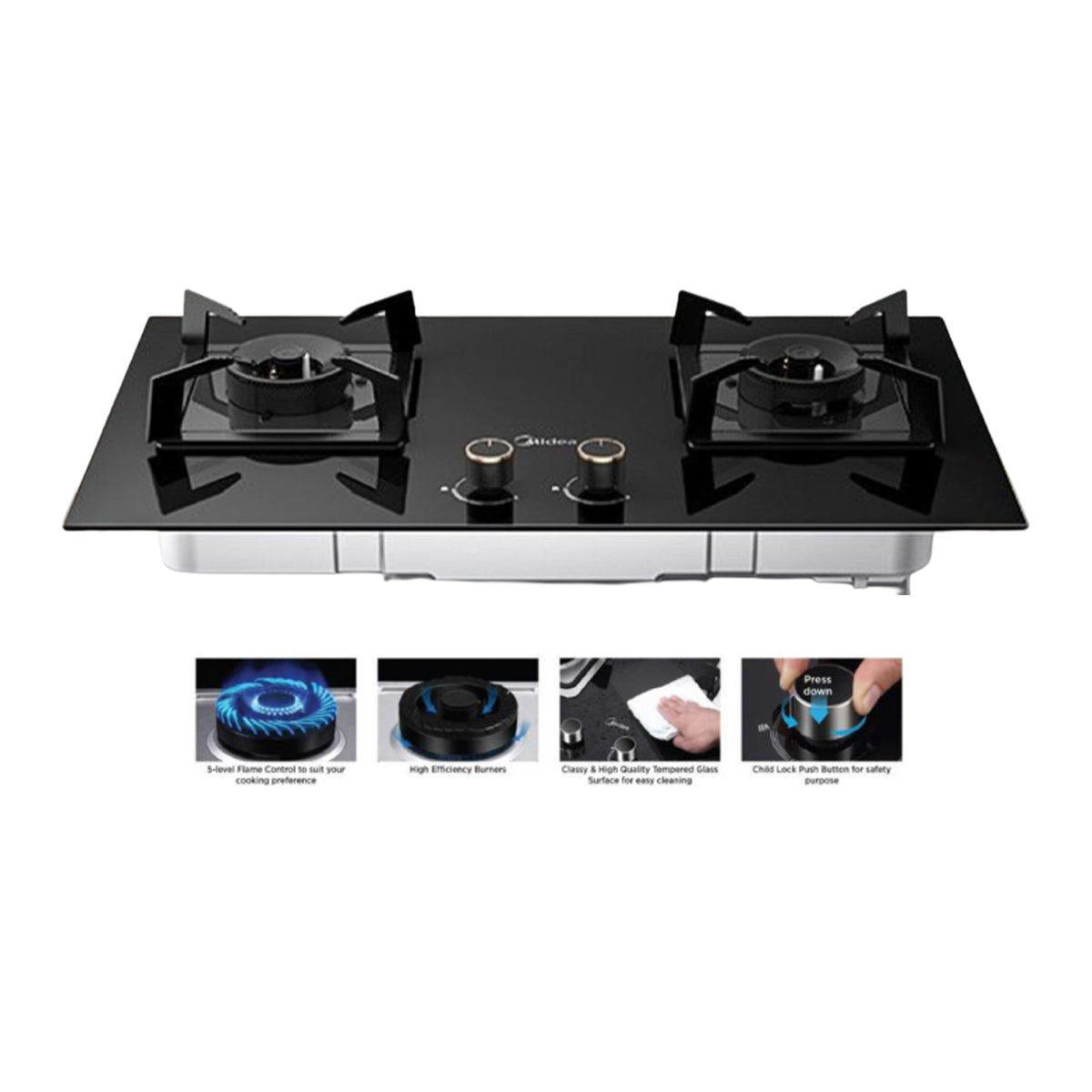 Midea Built in Hob 5.8KW | MGH4360GL