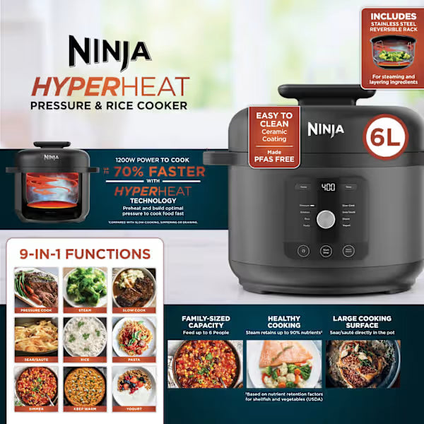 Ninja Hyperheat Pressure Cooker | PC201