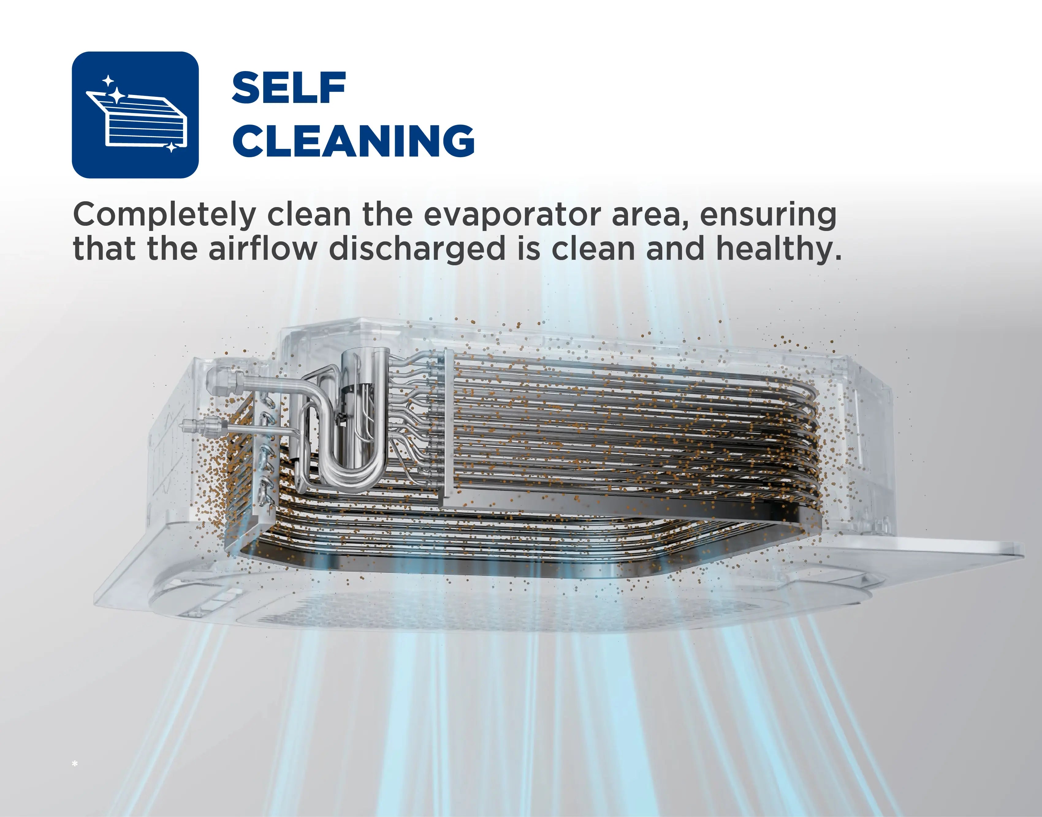 AUX 2.0Hp Inverter Ceiling Cassette Q-Series - ALCA-C18/4DR3QAB