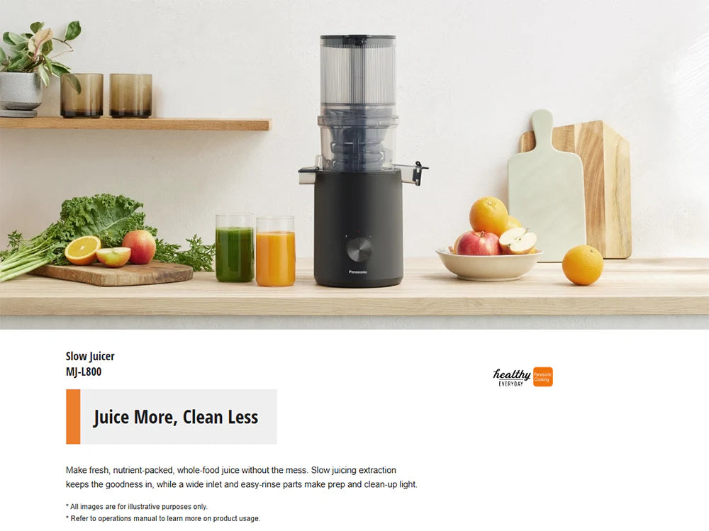 Panasonic Slow Juicer | MJ-L800KSK