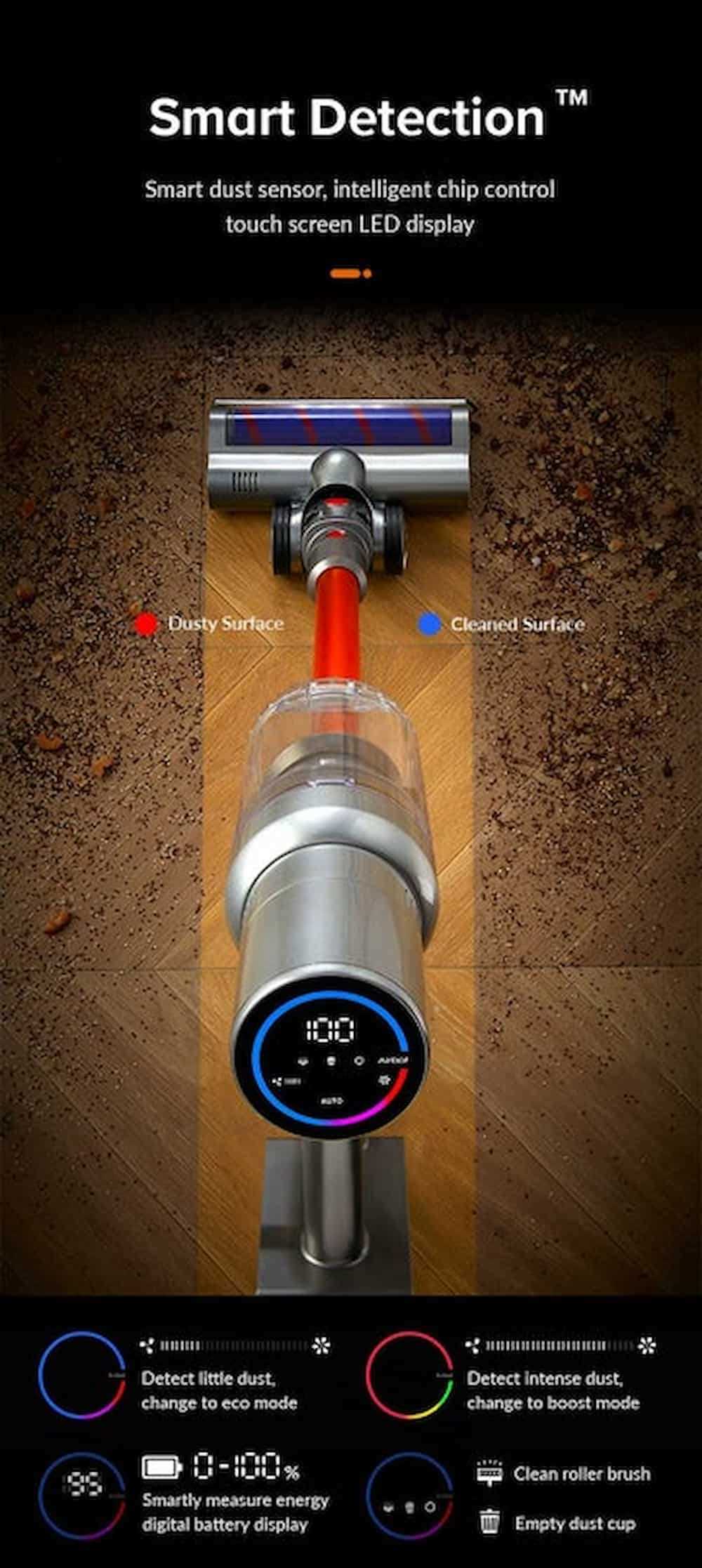 Airbot Hypersonics Pro Handheld Cordless Vacuum Cleaner