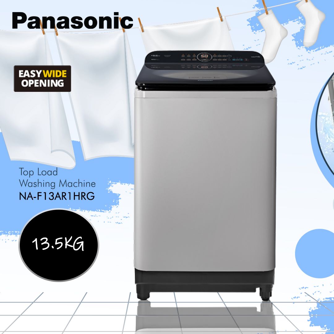 Panasonic 13.5Kg Fully Auto Washer NA-F13AR1HRG