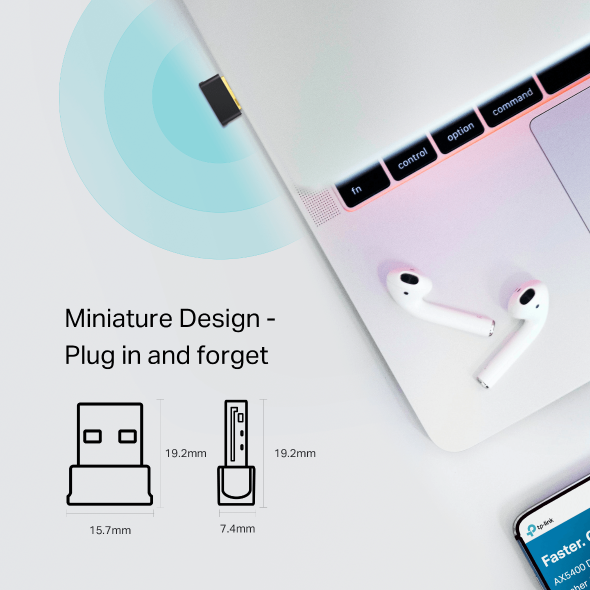 Tapo  Wireless USB Adapter | Archer T2UB Nano