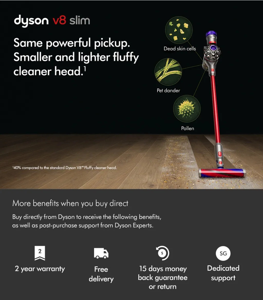 Dyson V8 Slim ™ Fluffy Cordless Vacuum Cleaner