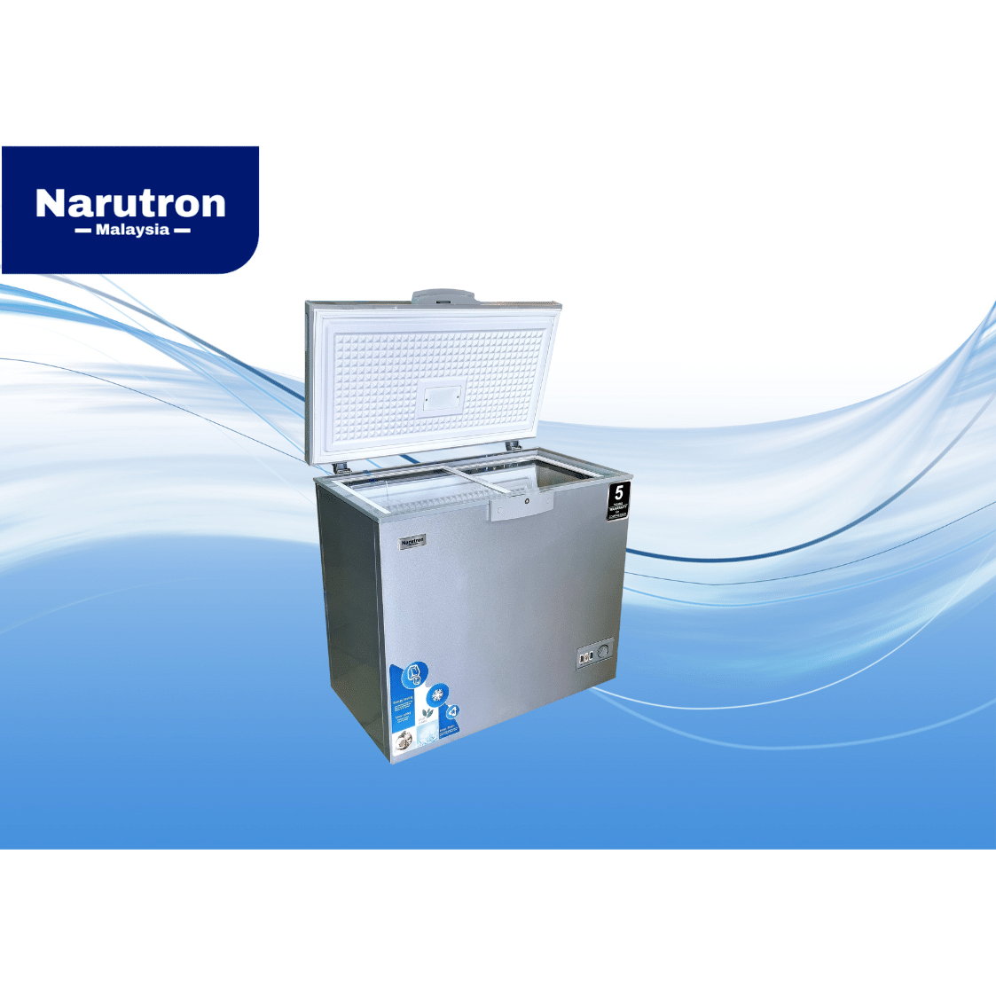 Narutron Chest Freezer - 450 Litres - NRZ-450C