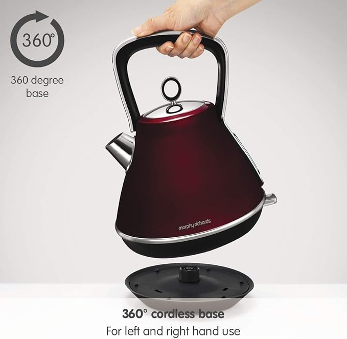 Morphy Richards Evoke Pyramid Red Kettle - 100108