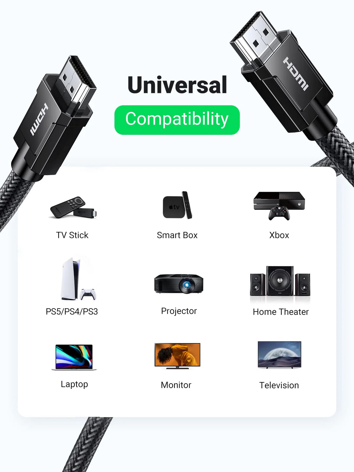 Ugreen HDMI Cable 4K - 8 Meter