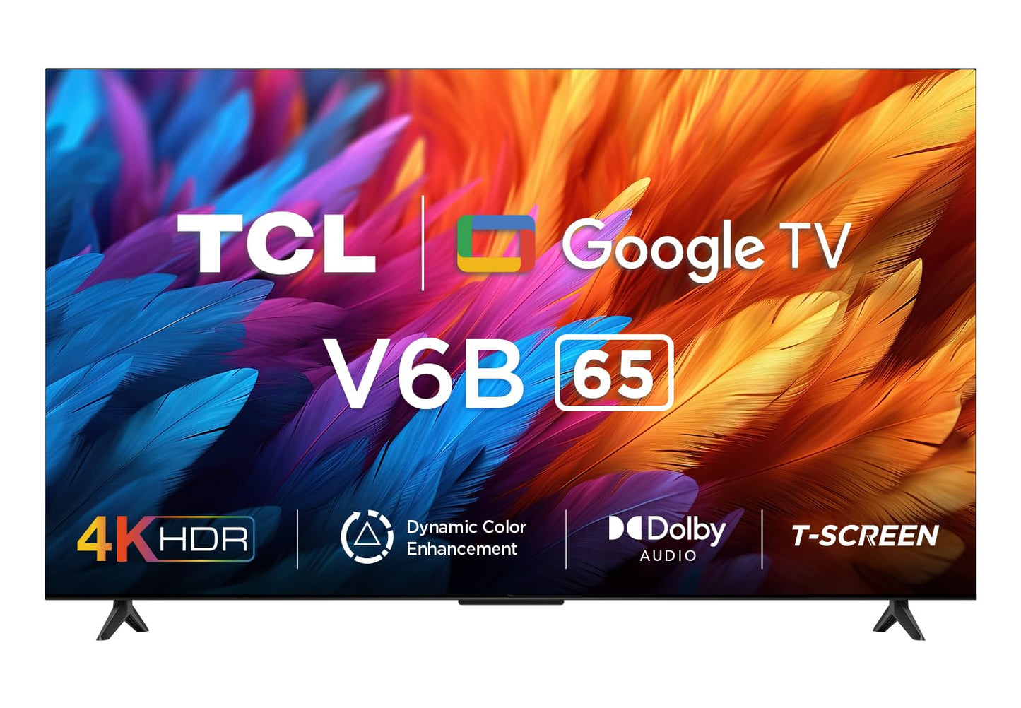 TCL 65" Google Tv 4K-65V6B