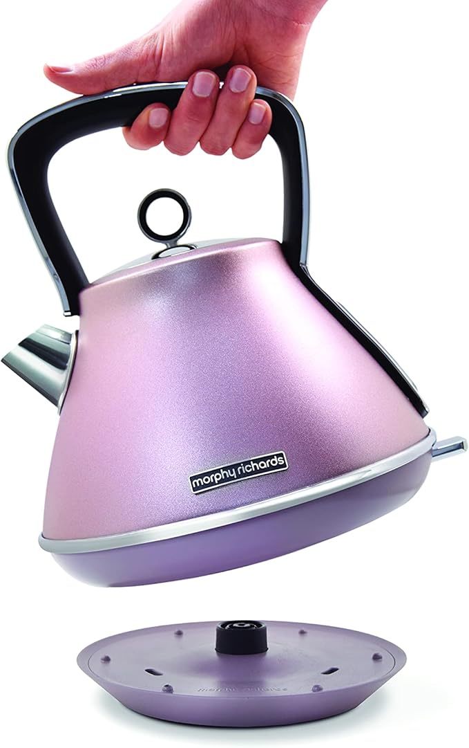 Morphy Richards Evoke Pyramid Rose Quartz Kettle - 100117