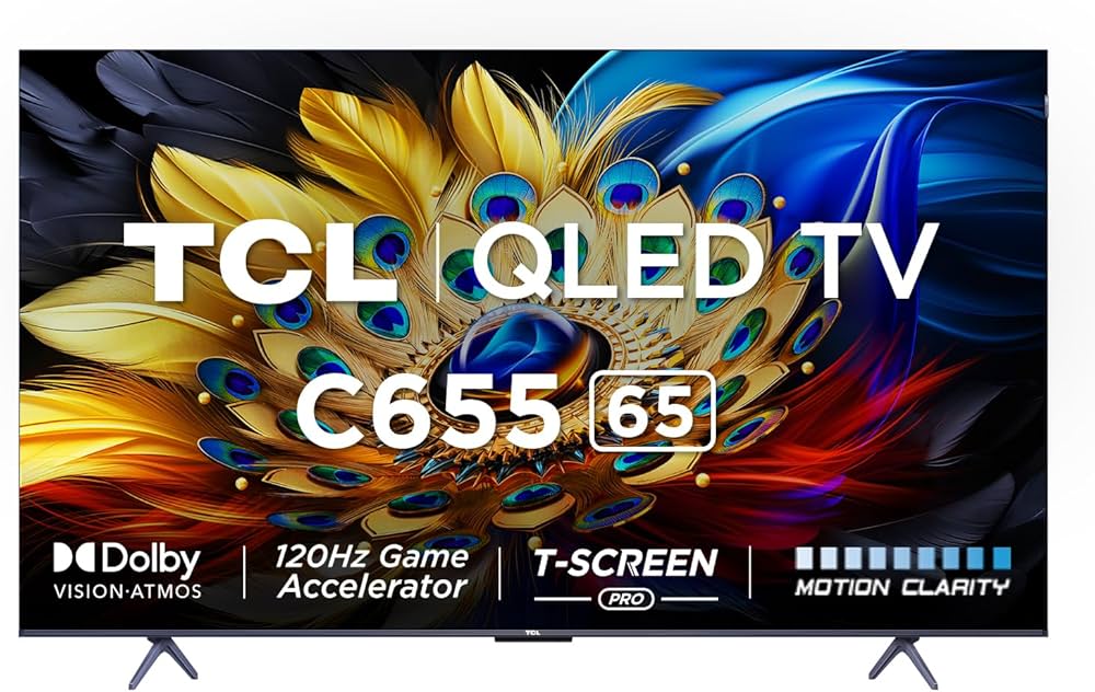 TCL 65" Google Tv QLED-65C655