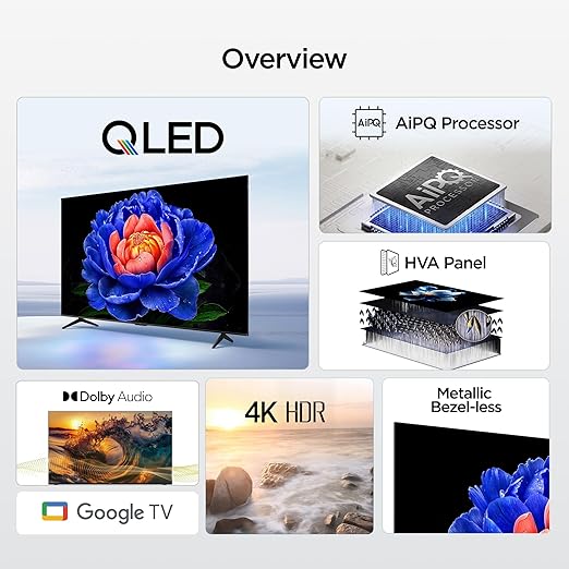 TCL 55T6D 55-Inch QLED 4K Smart TV | QLED-55T6D