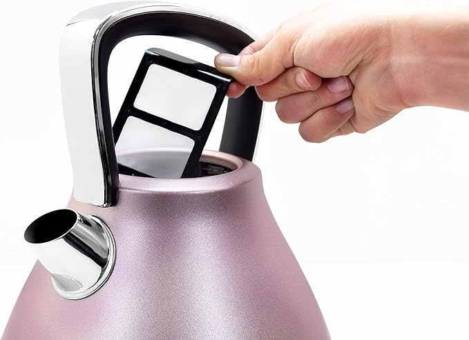 Morphy Richards Evoke Pyramid Rose Quartz Kettle - 100117