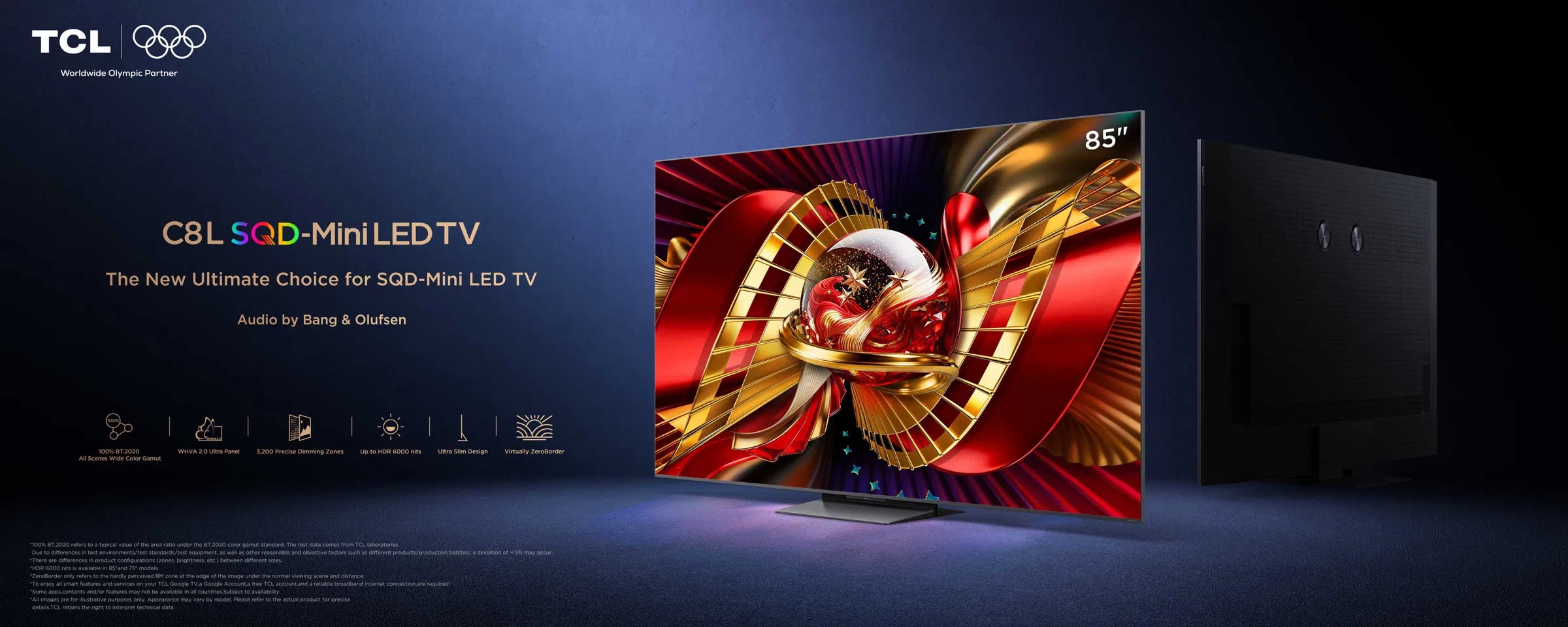 TCL C8L SQD-Mini LED TV 85" | SQDMINI-85C8L