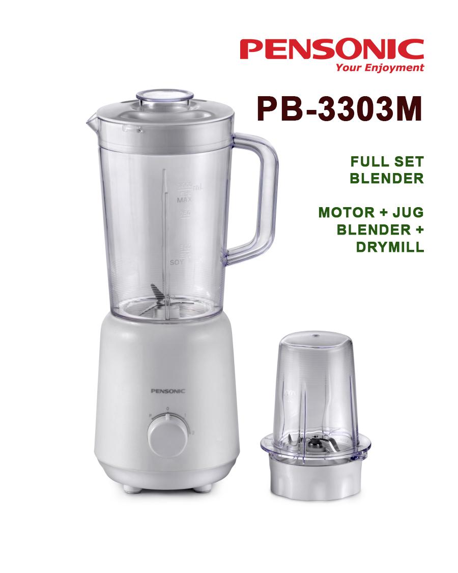 Pensonic 2 in 1 Blender - PB-3303M