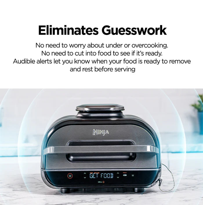 Ninja Foodi Smart XL Grill Air fryer with Digital Probe | AG551