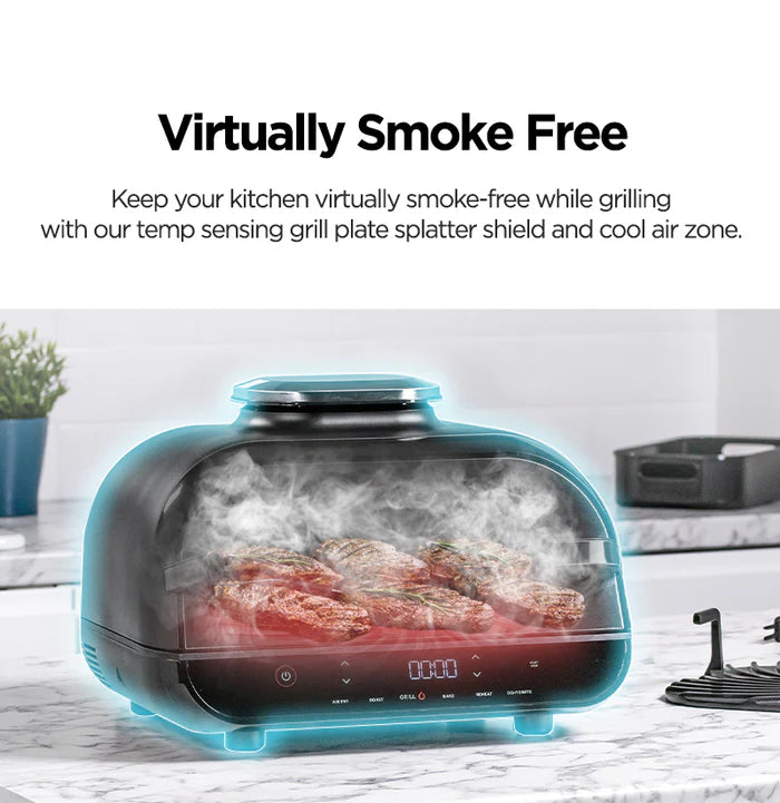 Ninja Foodi Smart XL Grill Air fryer with Digital Probe | AG551