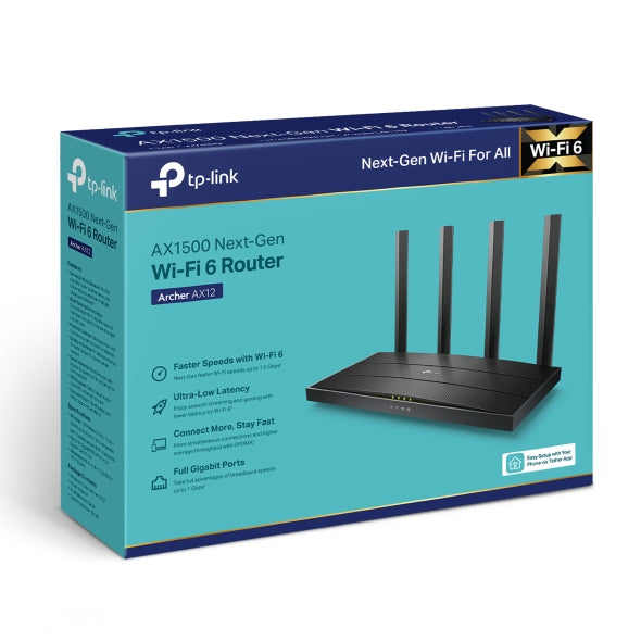 Tapo Wireless AX Dual-Band Router | Archer AX12
