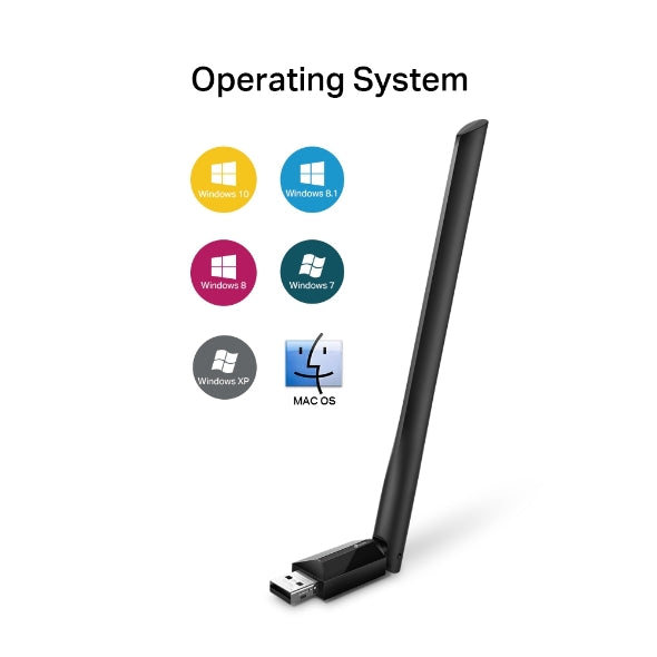 Tapo Wireless High Gain USB Adapter | Archer T2U Plus