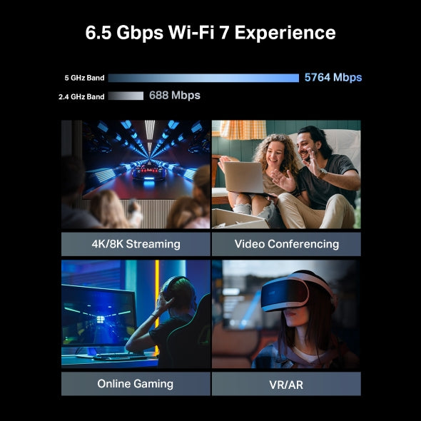 Tapo Wireless WiFi 7 Router | Archer BE400