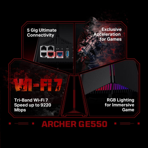 Tapo Wireless AX Gaming Router | Archer GE550