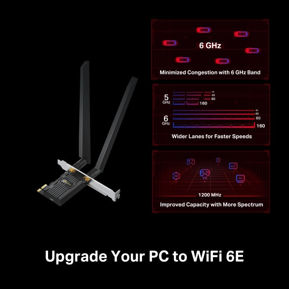 Tapo PCI Wireless Express/PCI Adapter | Archer TXE72E