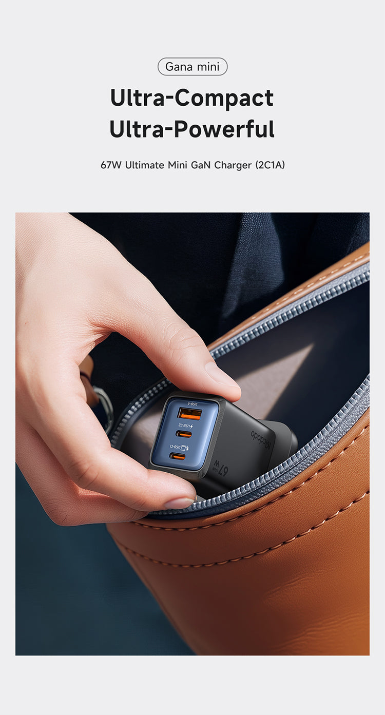 Mcdodo Type-C Charger Black | CH0500