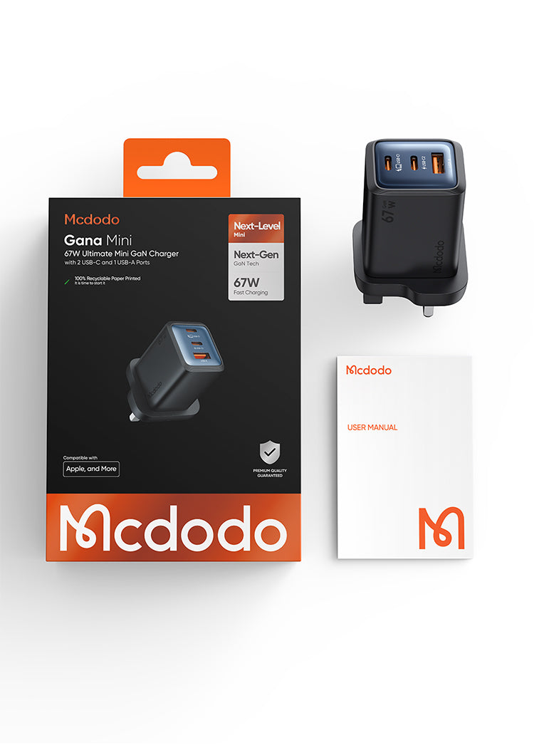 Mcdodo Type-C Charger Black | CH0500