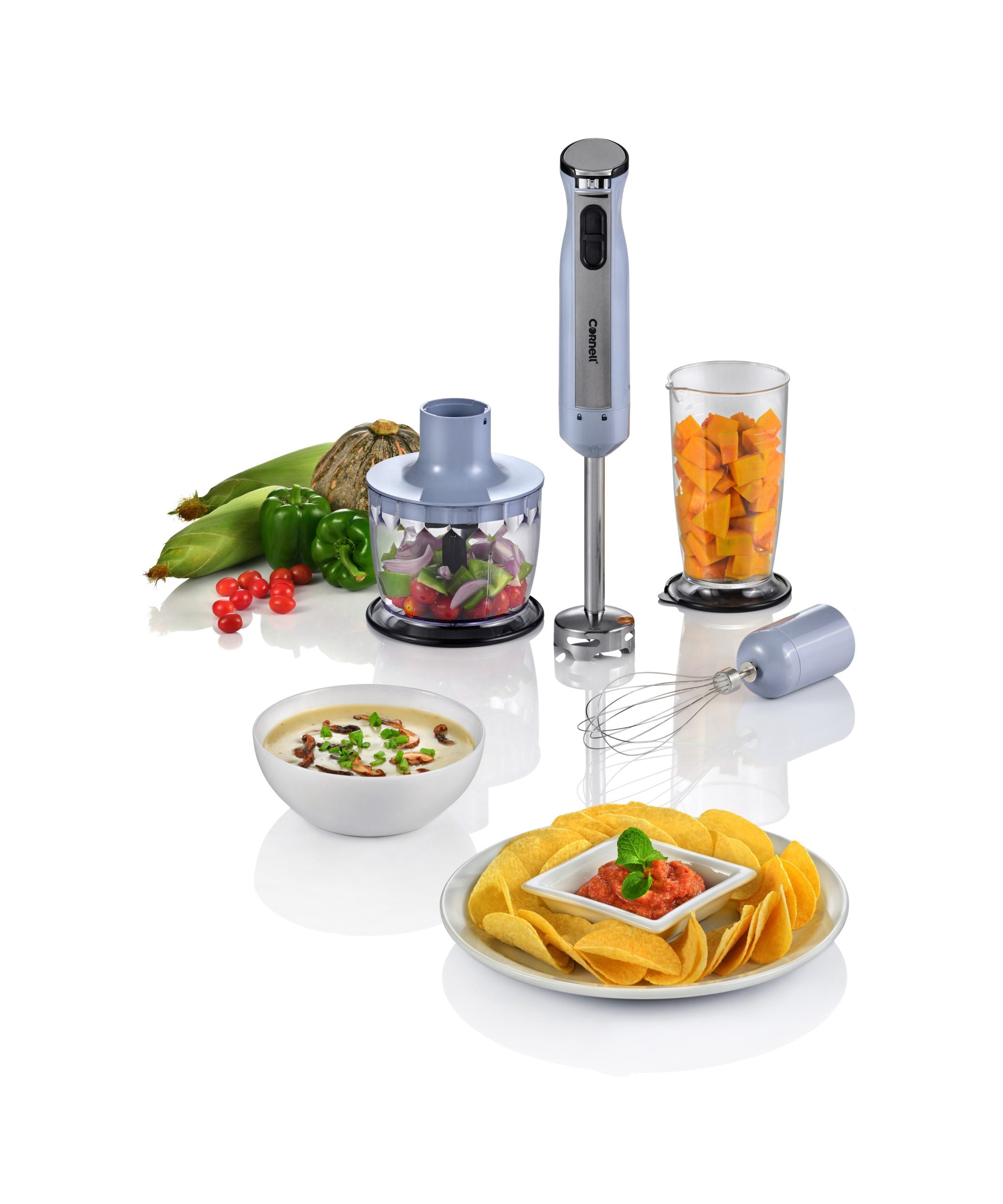 Cornell Blue Bae Series Hand Blender Set | CHB-E6000X